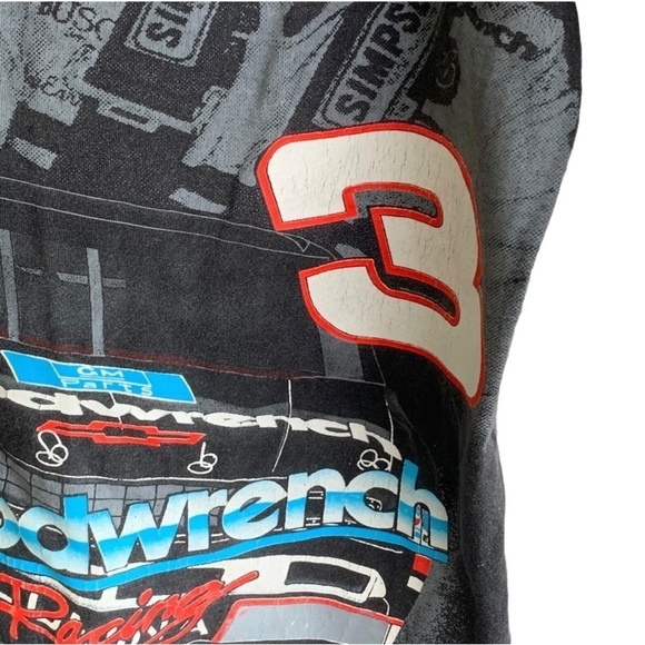Vintage 1993 Dale Earnhardt Sr Goodwrench Racing All Over Print Nascar Tee Shirt - Picture 4 of 12